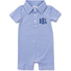 Tripp Boys' Polo Shortall, Blue Stripes - Rompers - 6