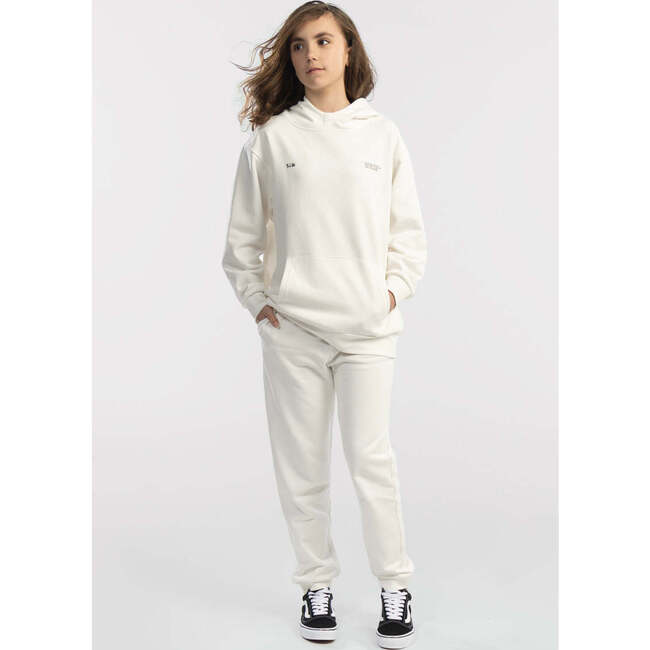 Relaxed Cotton Sweatpant, Off White - Sweatpants - 2