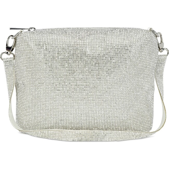 White Crystal Crossbody Bag