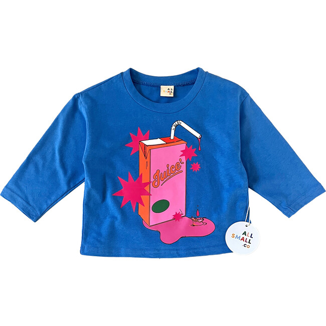 Juice Box Hero Tee, Blue - T-Shirts - 1