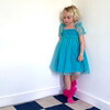 Mini Princess Dress, Blue - Dresses - 2