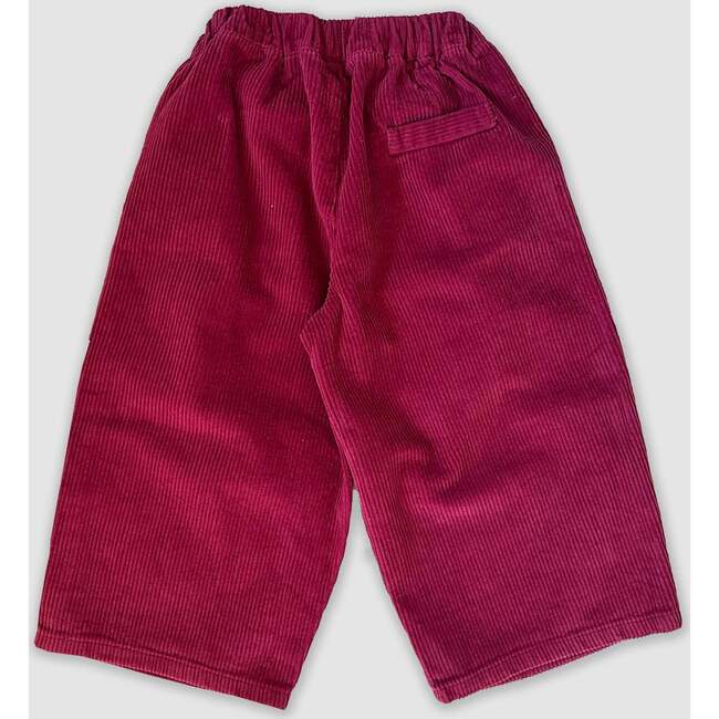 Wide Leg Cords, Purple - Pants - 2