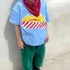 Fries Tee, Blue - T-Shirts - 2