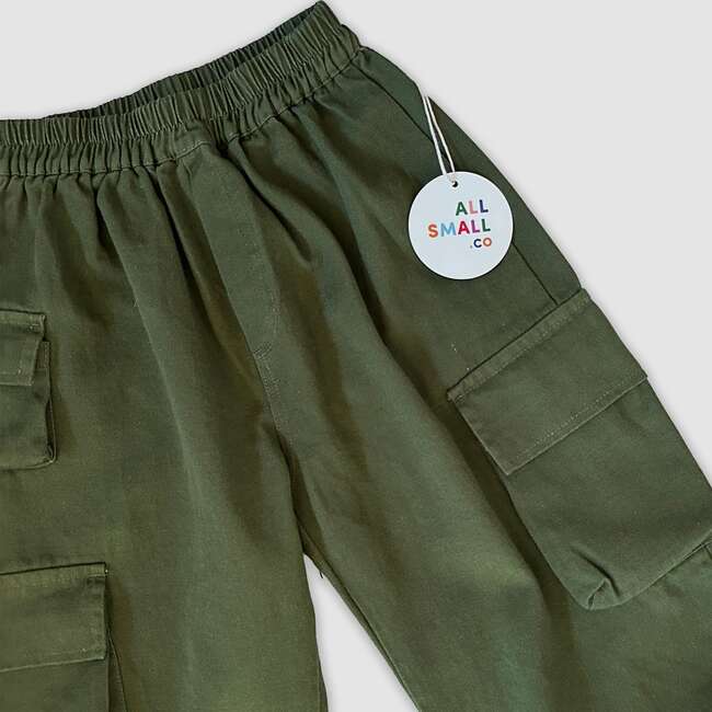 Bungee Cargo Pants, Green - Pants - 2