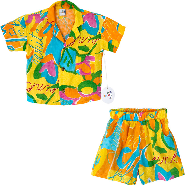Sunny Shorts Set, Florals - Mixed Apparel Set - 1