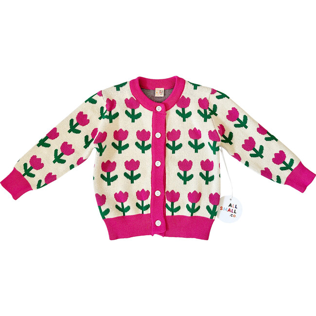 Tulip Cardigan, Florals - Sweaters - 1