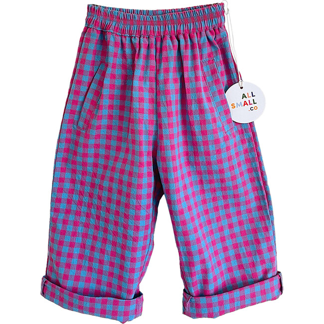 Purple Plaid Pants, Plaid - Pants - 1