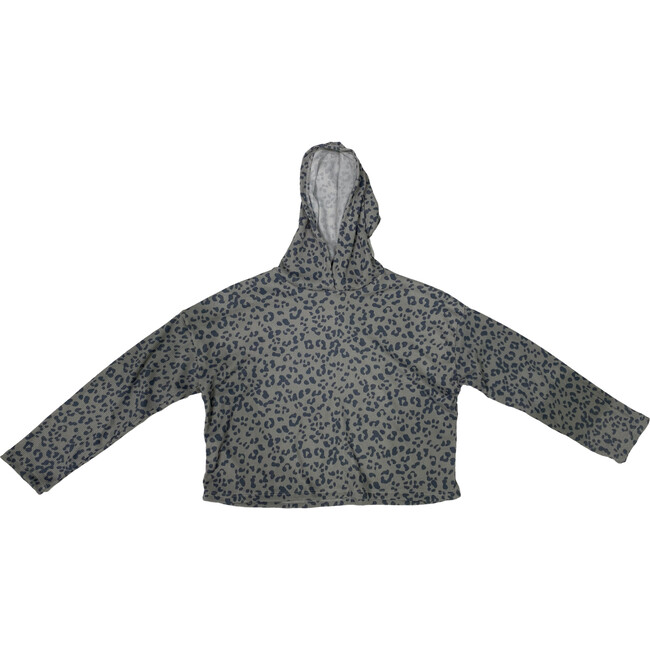 Grey Cheetah Hoodie - Sweatshirts - 1