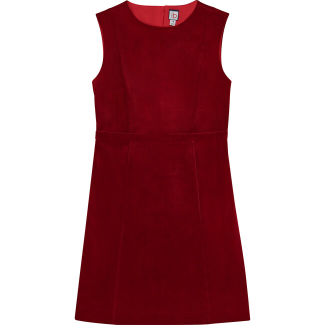 Victoria Tween Shift Dress, Red Velvet