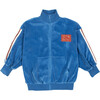 Velour Track Jacket in Blue Note - Jackets - 1 - thumbnail