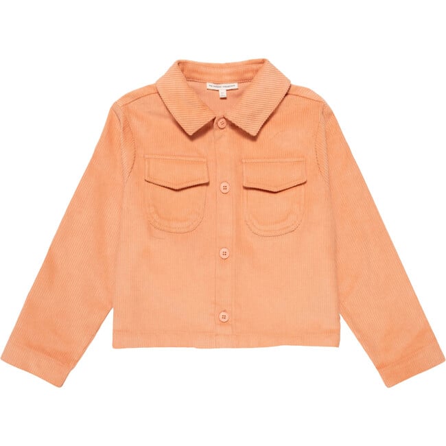 Corduroy Shacket in Sunset Serenade