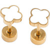 Quatrefoil Stud Earrings - Earrings - 1 - thumbnail