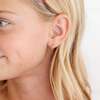 Thin Gold Hoop 8mm Earrings - Earrings - 2