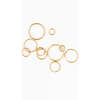 Thin Gold Hoop 8mm Earrings - Earrings - 3