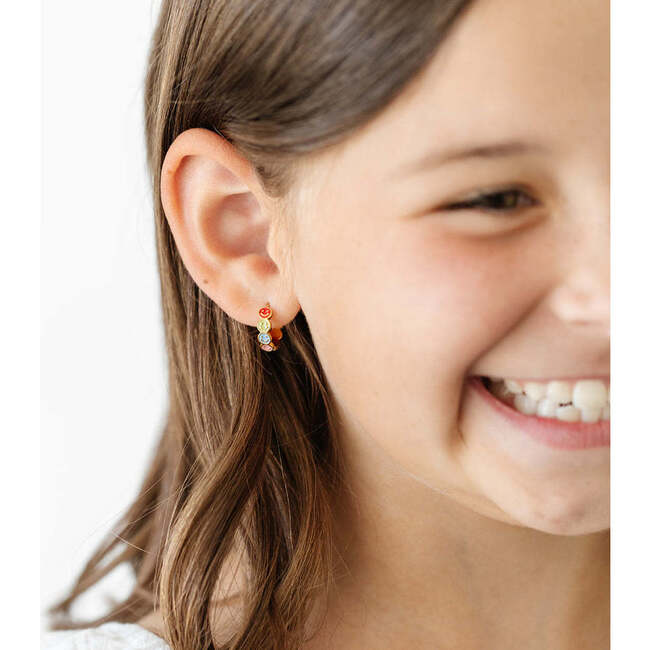 Smiley Face Hoop, Multi