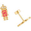 Robot Stud Earring, Multi - Earrings - 1 - thumbnail