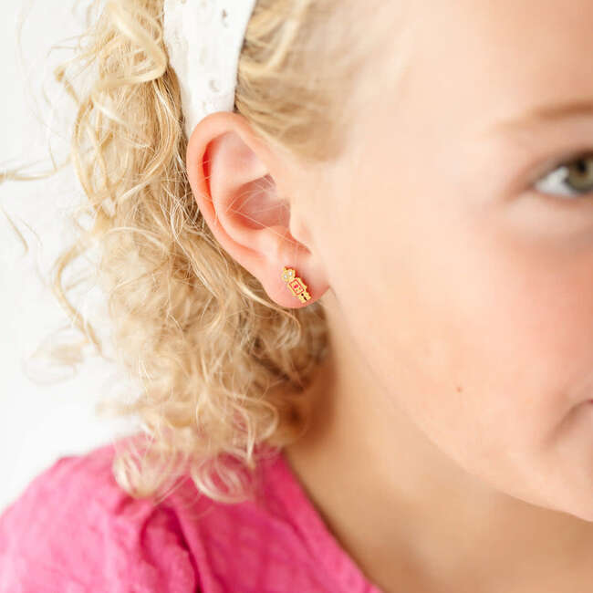 Robot Stud Earring, Multi