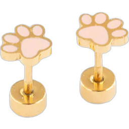 Paw Print Stud Earrings