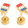 Patriotic Pop Stud Earrings, Multi - Earrings - 1 - thumbnail