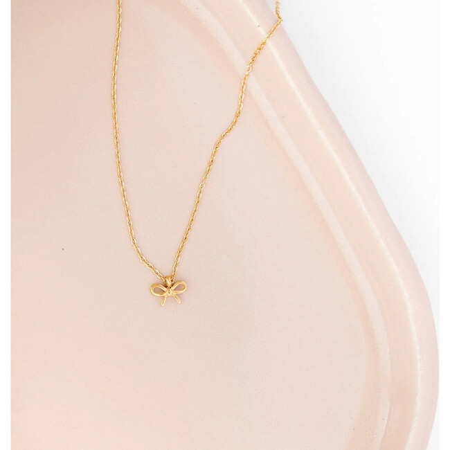 Bow Pendant Necklace - Earrings - 3