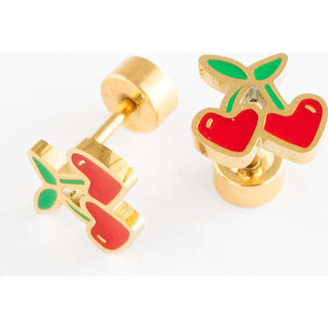 Cherries Stud Earrings - Earrings - 4