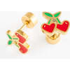 Cherries Stud Earrings - Earrings - 4