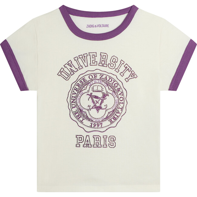 University Paris Ringer T-shirt - T-Shirts - 1