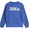Zadig & Electric Blue Sweatshirt - Sweatshirts - 1 - thumbnail