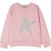 Maxi Star Sweatshirt, Pink - Sweatshirts - 1 - thumbnail