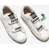 Old School Distressed Sneakers, White - Sneakers - 5