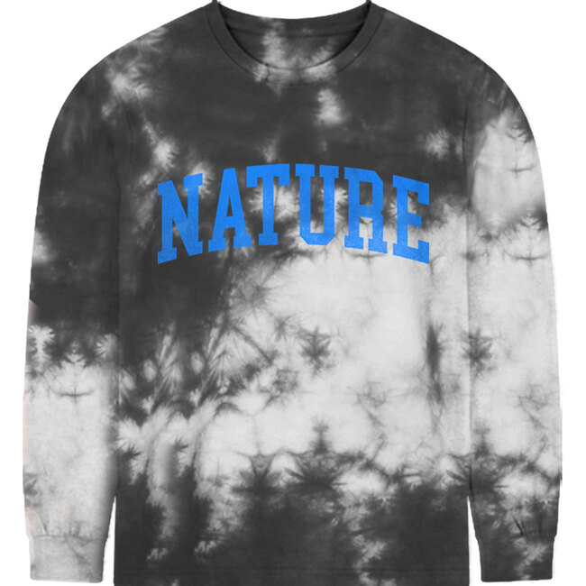 Nature Tee, Black tie-dye