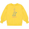 Organic Weekend Sweatshirt in Brass Yellow - Sweatshirts - 1 - thumbnail