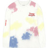 Happy Thoughts Long Sleeve Tee, Tie Dye - T-Shirts - 1 - thumbnail