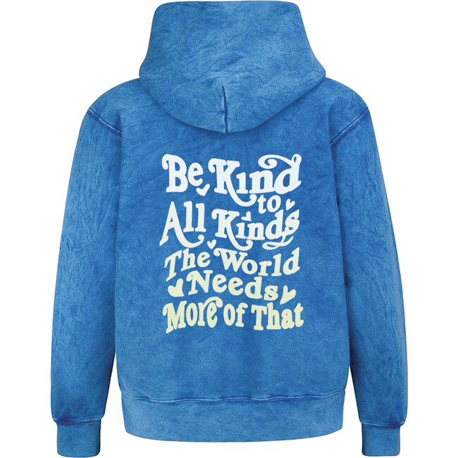 Kind Hoodie, Blue - Sweatshirts - 2
