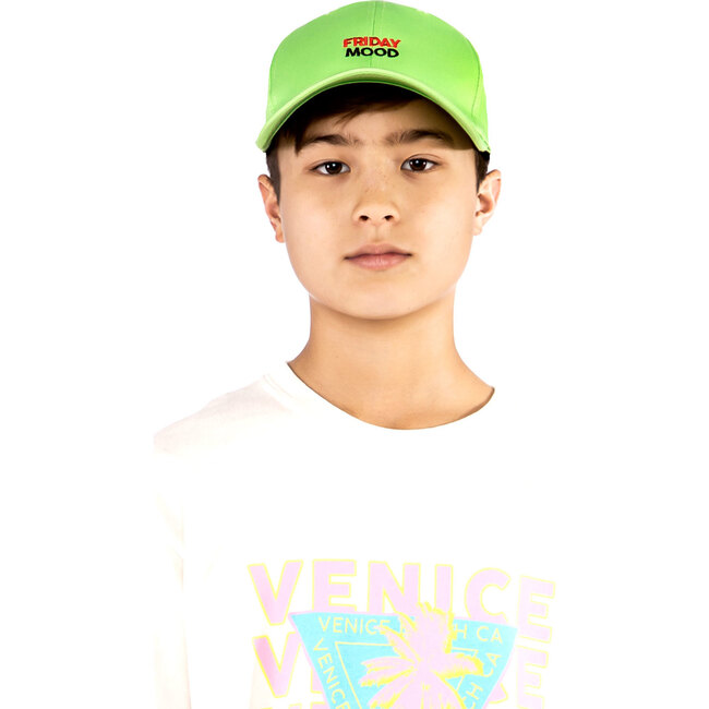 Friday Mood Cap, Green - Hats - 4