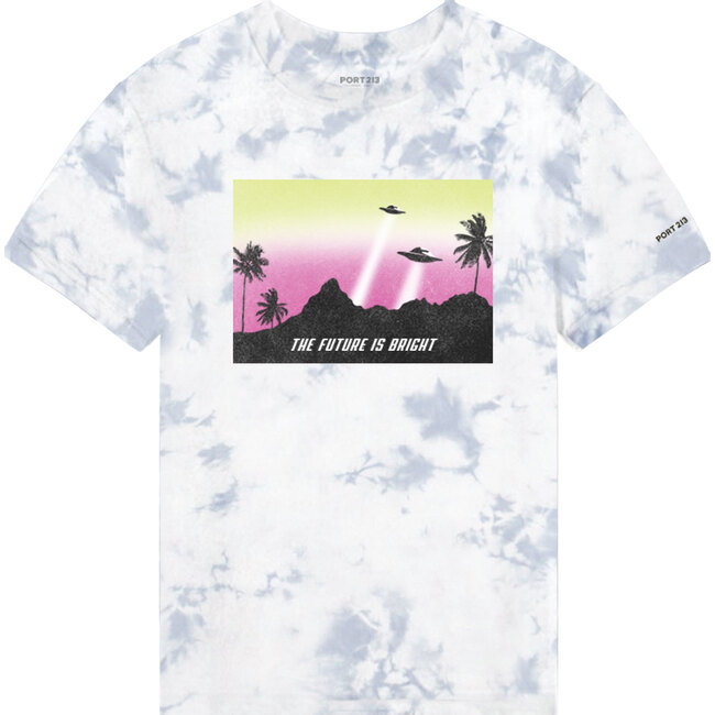 Future Tee, Blue Tie Dye