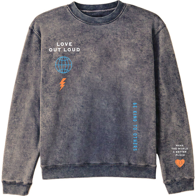 Love Sweatshirt, Navy