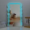 Neon LED Wave Mirror With Remote - Lighting - 3