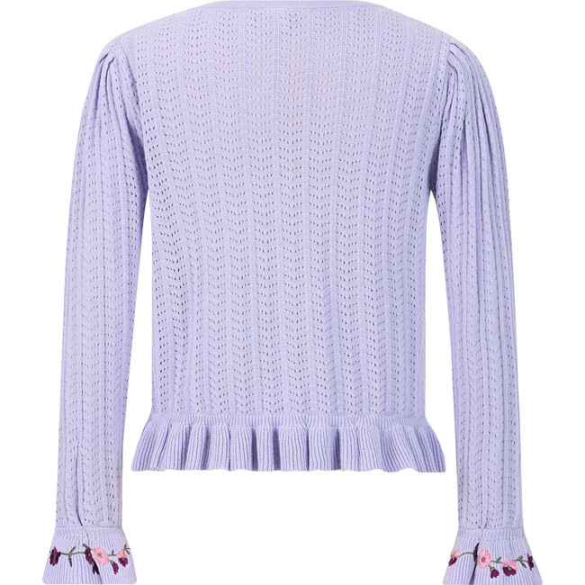 Sandy Knit Cardigan, Lavendar - Cardigans - 2