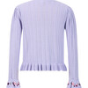 Sandy Knit Cardigan, Lavendar - Cardigans - 2