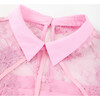Monroe Lace Mini Dress, Candy Pink - Dresses - 3