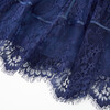 Monroe Lace Sleeve Mini Dress, Navy - Dresses - 6