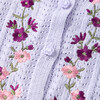 Sandy Knit Cardigan, Lavendar - Cardigans - 4