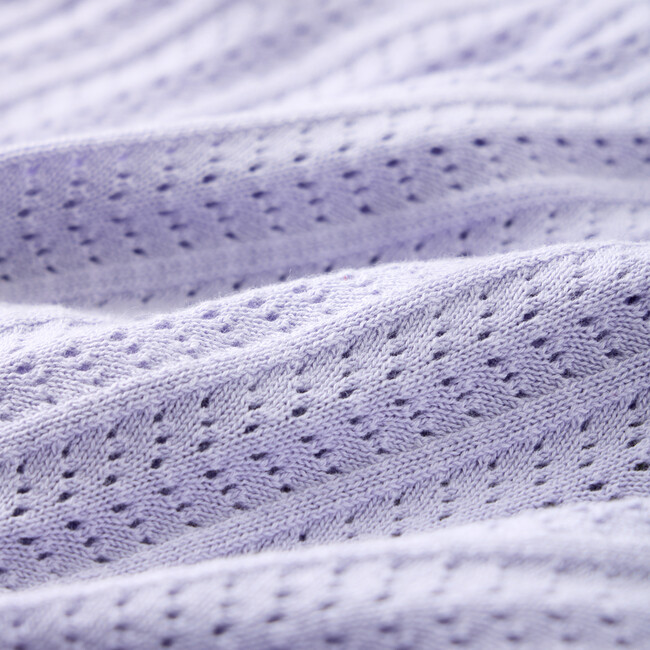 Sandy Knit Cardigan, Lavendar - Cardigans - 7