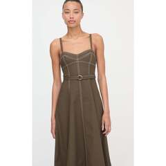 green emerald velvet dress Fiona Dress in Coeur Small / Coeur main image 0