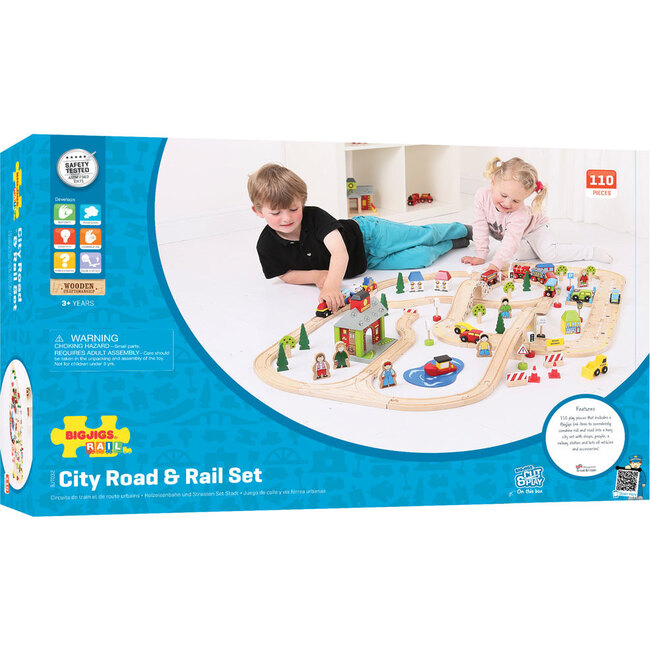 City Road and Railway Set - Transportation - 2