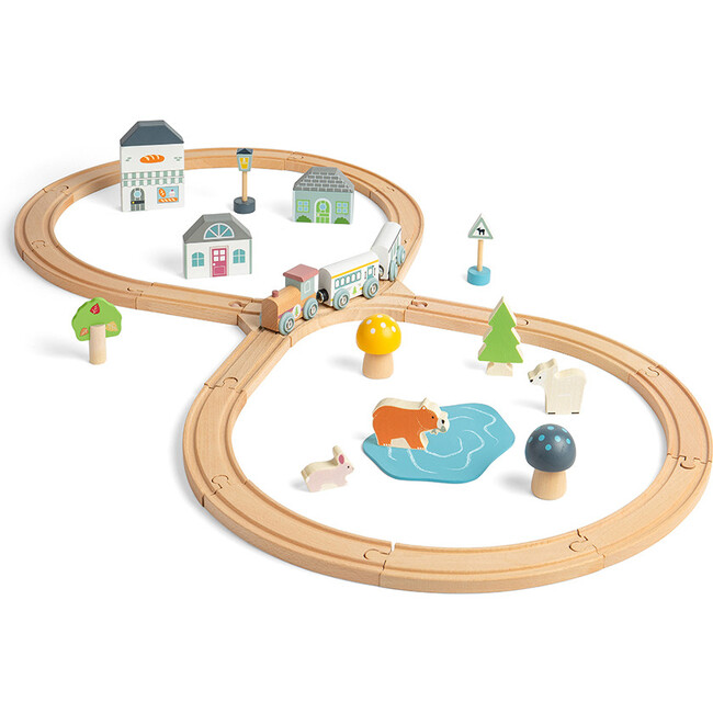 Woodland Animal Train Set