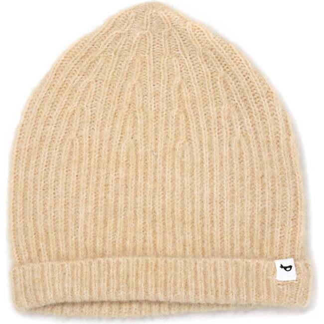 Watchcap Fuzzy Knit, Oat