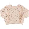 Small Daisies Print Millie Ruffle Boxy, Florals - Sweatshirts - 1 - thumbnail