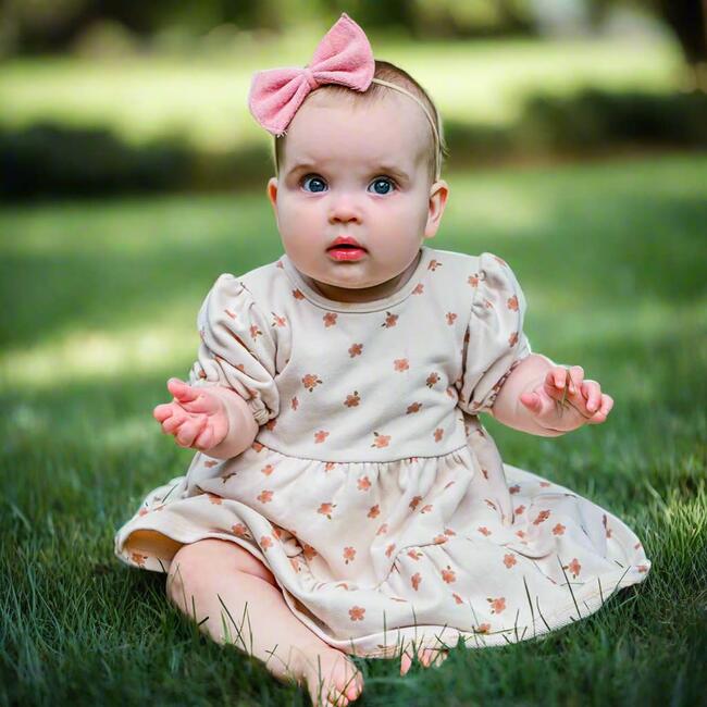 Small Daisies Print Honor Dress, Florals - Dresses - 2
